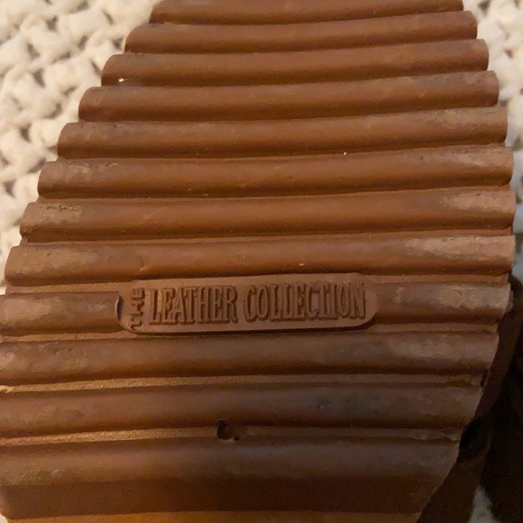 Vintage Italian Wood Wedge/ Block Heeled Sandal-Women’s Size 7 - Picture 5 of 8